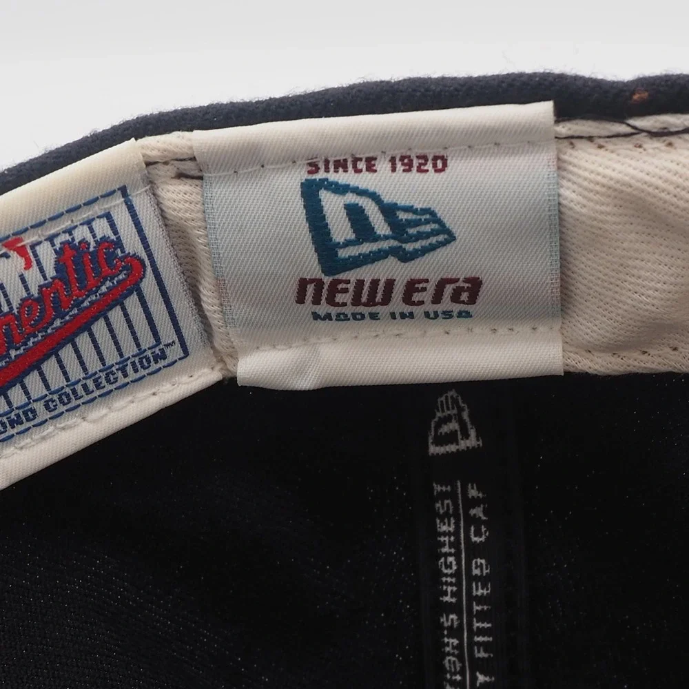 NY Yankees 1998 World Series Patch Hat New Era 59Fifty Fitted Wool Cap 7 1/4